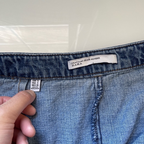 Zara Denim Jean Trafaluc Denim Skirt - Picture 6 of 9